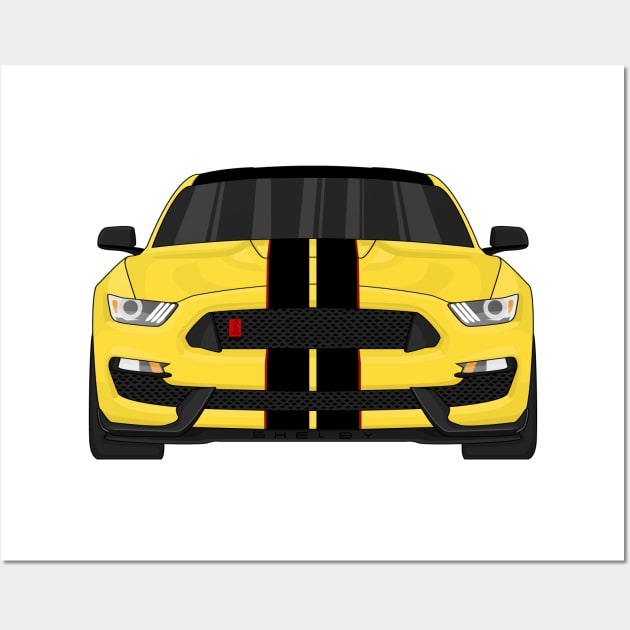 GT350R TRIPLE YELLOW Wall Art by VENZ0LIC